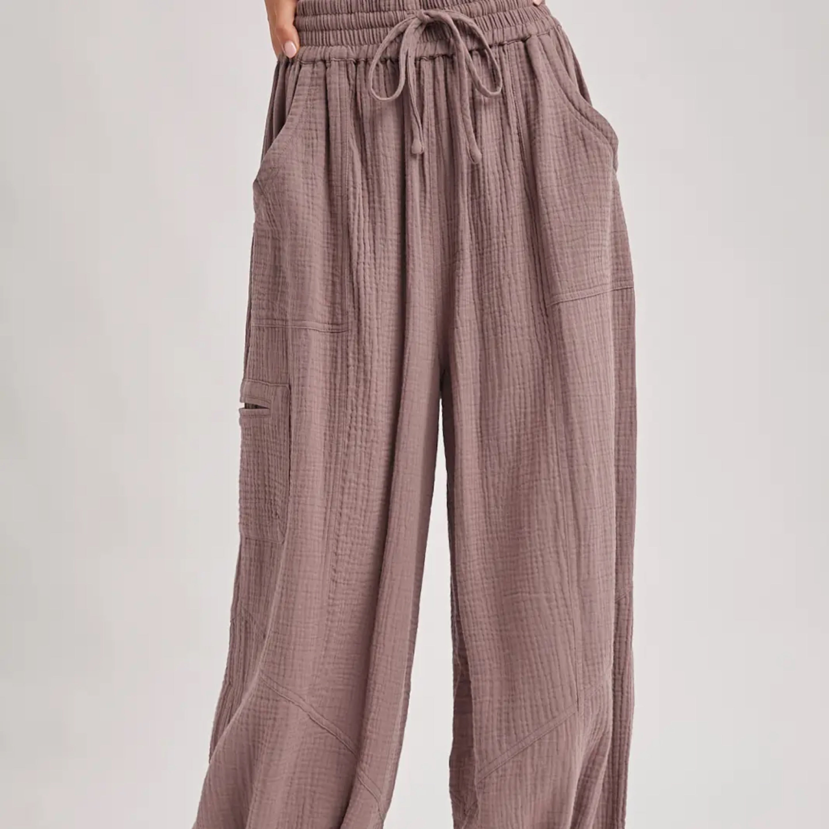 160 Jogger Harem Style Drawstring Pants