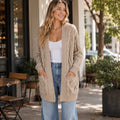 404 Cable Knit Chenille Cardigan