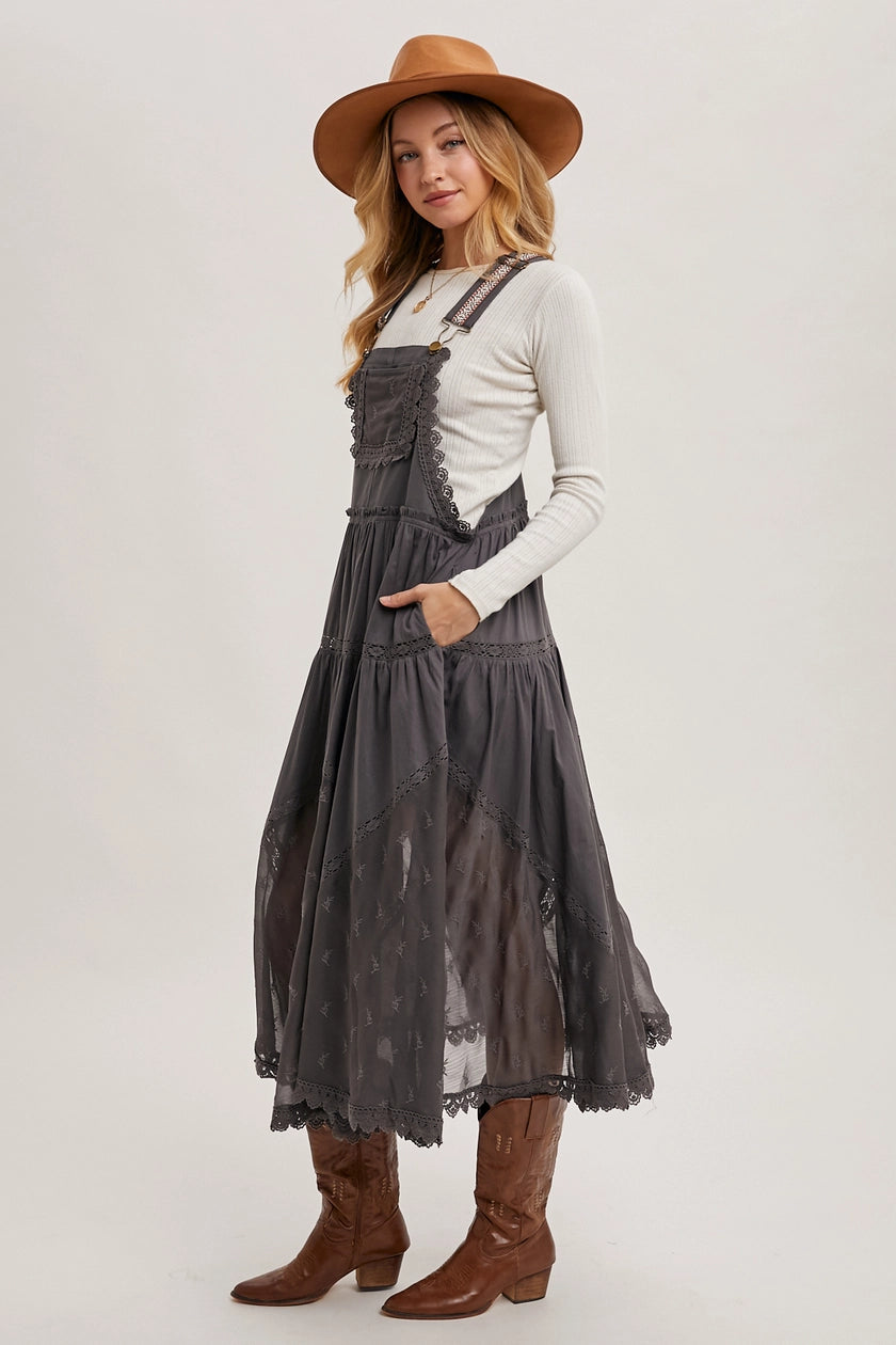 Lace Embroidered Maxi Dress 227