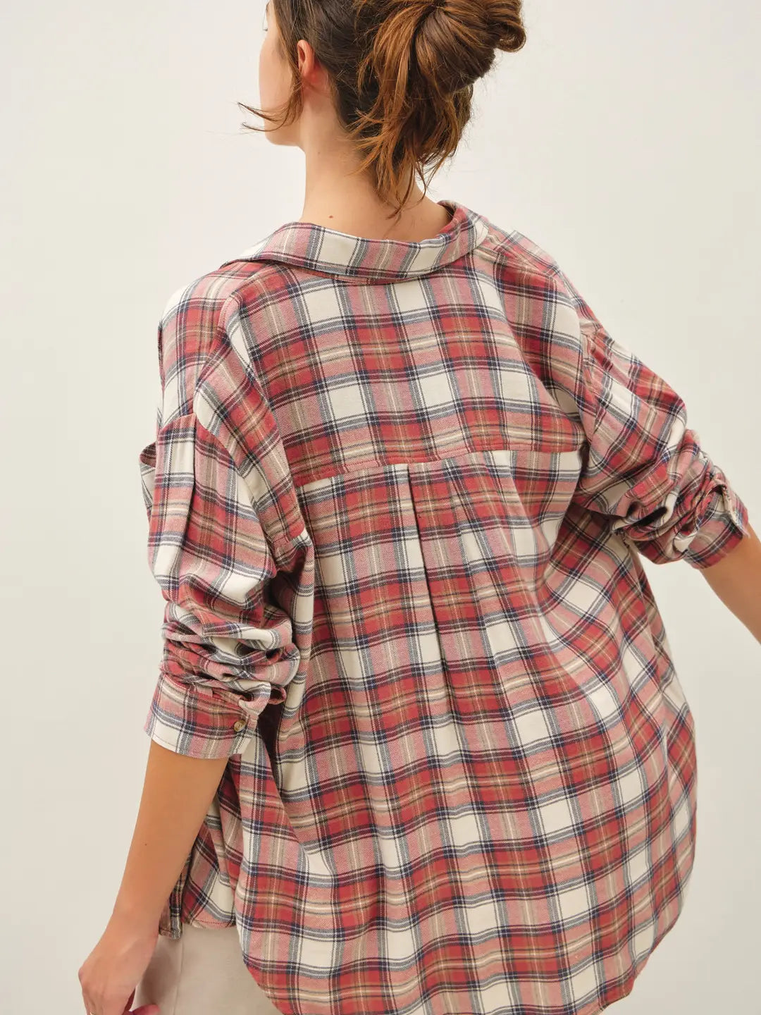 325 Rosewood Plaid Flannel