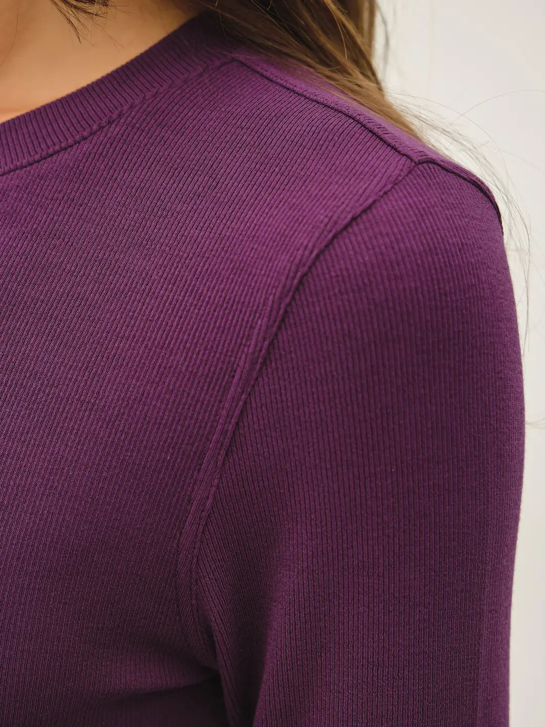 327 Ribbed Classic Long Sleeve Top