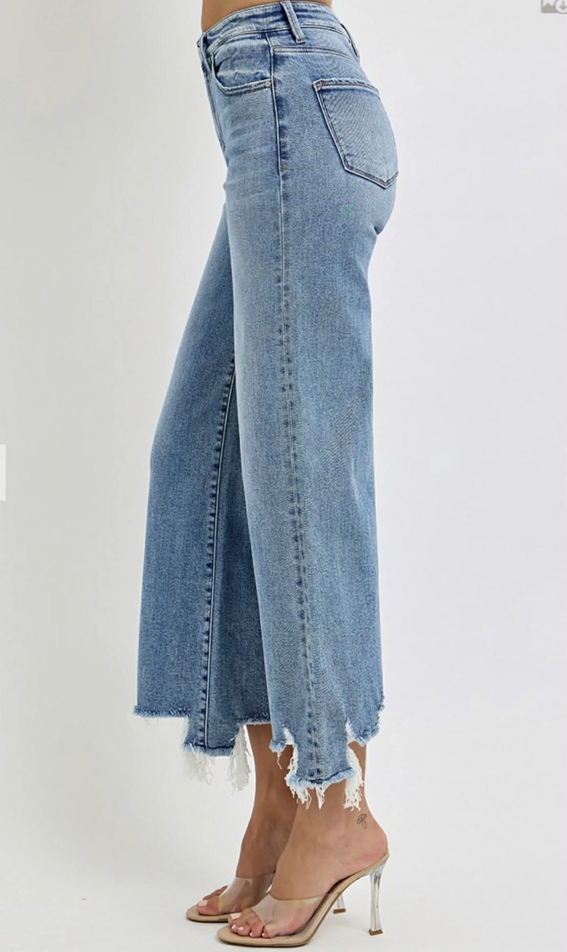 177 High Rise Ankle Jeans Medium Wash