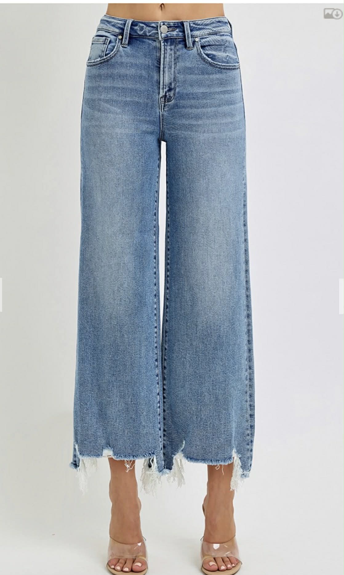 177 High Rise Ankle Jeans Medium Wash