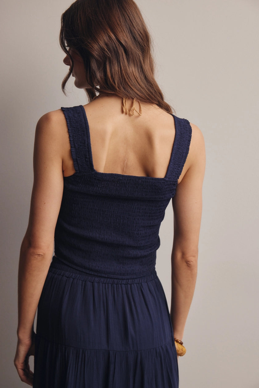 Smocked Crop Top 236