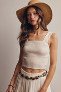Smocked Crop Top 236