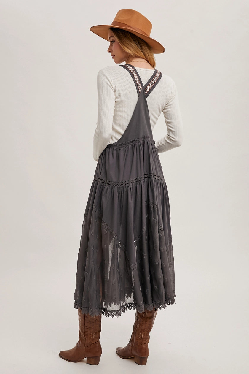 Lace Embroidered Maxi Dress 227
