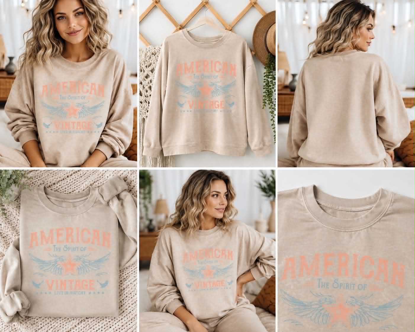 259 American the Spirit of Vintage Sweatshirt